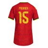 Belgia Thomas Meunier #15 Hjemmedrakt Kvinner VM 2026 Kortermet